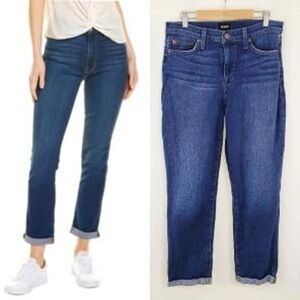 Hudson “Blair” High Rise Straight Leg Cropped Jeans Size 27